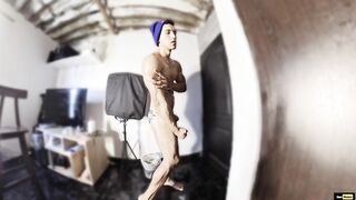 Real Muscle Self Worship Turns On Hot POV Sex