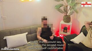 Hairy Chubby Construction Worker Gets First Gay Blowjob and Ass Licked