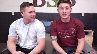 Straight jock gets wrecked by big dick broke college stud