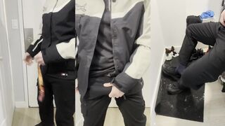 Bulging in the motorcycle suit thick boys take control