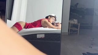 Manly Male Cums Thick Loads with Muscle Solo Handjob