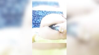 Shoving a huge water bottle in his tight ass raw arab gay stretching