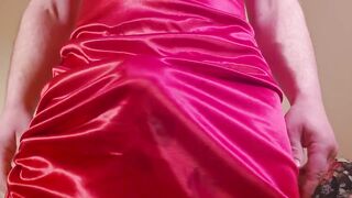 Gay Solo Anal with Fat Bubble Butt Destroyed My Pretty Dress