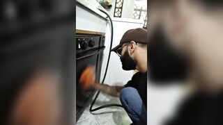 Caught During Cleaning and Started Touching Myself