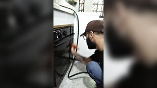 Caught During Cleaning and Started Touching Myself