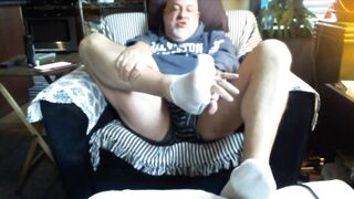 Bear gets filthy over the phone loud cum shots multiple times with hot guys