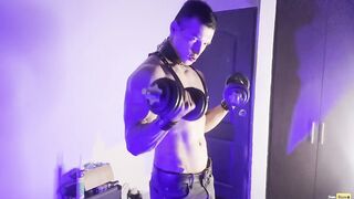 Bondage muscles flexed raw fantasy game