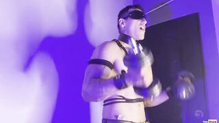 Bondage muscles flexed raw fantasy game