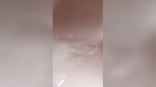 Skinny twink gets anal vibrator plugged while cum paint slathered all over his stomach