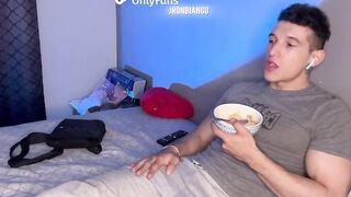 My Roommate worships my muscles and I let him adore me part 2 muscle worship muscle guy oil massage