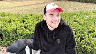 Stranger Denies Blowjob But I Suck Him Anyway Till His Big Dick Cums