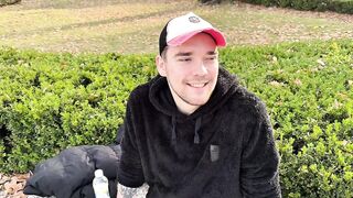 Stranger Denies Blowjob But I Suck Him Anyway Till His Big Dick Cums