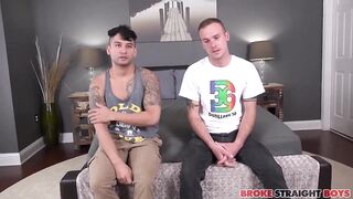 Romeo James Breaks In Straight Jock Sebastian Lee raw hardcore anal gangbang