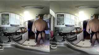 Muscular Latino Chef Serves Up His Big Cock as Dessert