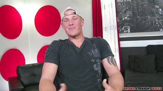 Conner Chesney destroys broken straight jock Ian Dempsey raw with his drip drip dick