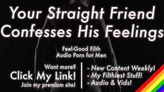 Your Straight Buddy Takes Your Blowjob His Cock Gets Destroyed