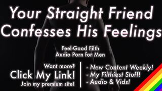 Your Straight Buddy Takes Your Blowjob His Cock Gets Destroyed