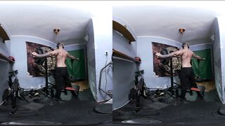Rubbing the bench naked while training until edging fails big cock deep strokes Spanish gay muscle worship