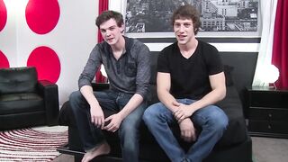 Dimitri destroys his first straight boy raw and deep
