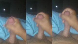 Edging and controlling and saving it Latino stud teases big dick to edge overload