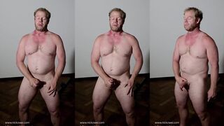 Watch me jerk off until I cum with my big thick cock