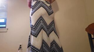 Straight Guy Gets Stuffed in Tight Skirt and Thong by Fat Ass Crossdresser