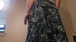 Skirt up ass cheeks which one fits tighter