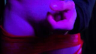Her Clothes Choke His Hard Dick Femboy Solo Session