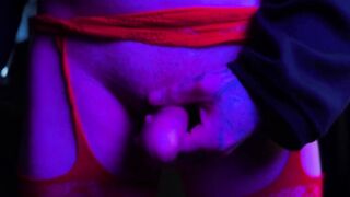 Her Clothes Choke His Hard Dick Femboy Solo Session