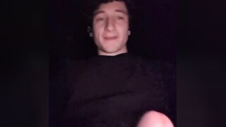 Hot straight guy jerked off raw in the woods uncut public