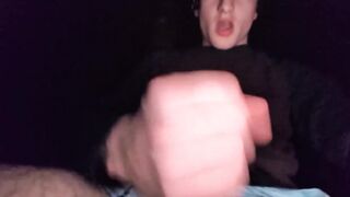 Hot straight guy jerked off raw in the woods uncut public
