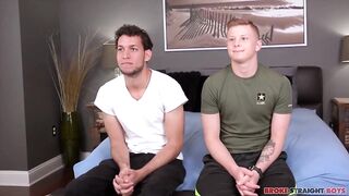 Zach Covington Gets His Straight Jock Squeezed By Big Dick Tim Hanes