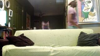 Roommate caught jerking off to BBC and gets more than he bargained for