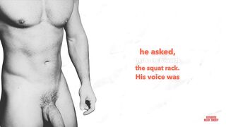 Bicurious hunk edged in public moaning ASMR gay deep voice erotic audio