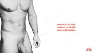 Bicurious hunk edged in public moaning ASMR gay deep voice erotic audio