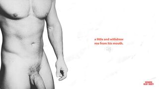 Bicurious hunk edged in public moaning ASMR gay deep voice erotic audio