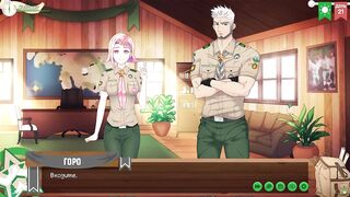 Camp of Friends Part 32 Russian voice Hot scouts gangbanged by hung twinks