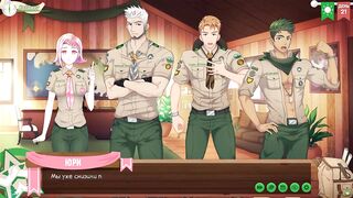 Camp of Friends Part 32 Russian voice Hot scouts gangbanged by hung twinks