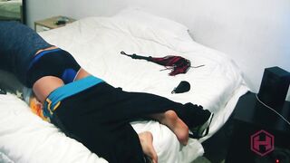 Twink loses virginity to big jock cock in bareback cum dump