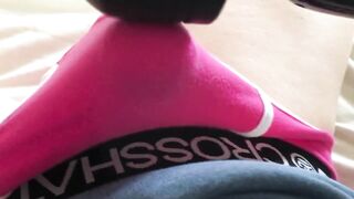 Twink's Cummy Underwear ruined by huge sloppy cumshot