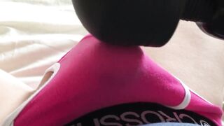 Twink's Cummy Underwear ruined by huge sloppy cumshot