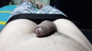 4 minutes of pure precum gushing from prostate milking orgasm