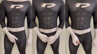 Danny’s big white cock destroyed cosplay bwc flasher