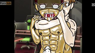 Cute boy gets destroyed by the gay fucking machine in yaoi anal gangbang