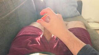 Israeli guy stripped tight boxers jerks off dripping cumshot