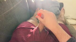 Israeli guy stripped tight boxers jerks off dripping cumshot