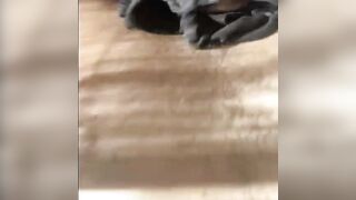 Smelling my rank manscent while jerking off with a big dick cum shooter