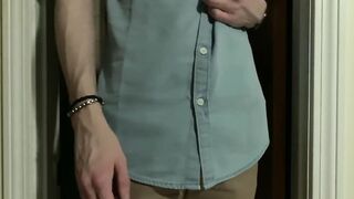 Twink tears up his tighty whities with that thick cock cumshot