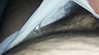 Gay hairy daddy fills briefs no hands huge creampie jockstrap cumshot