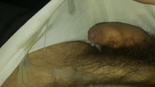 Gay hairy daddy fills briefs no hands huge creampie jockstrap cumshot